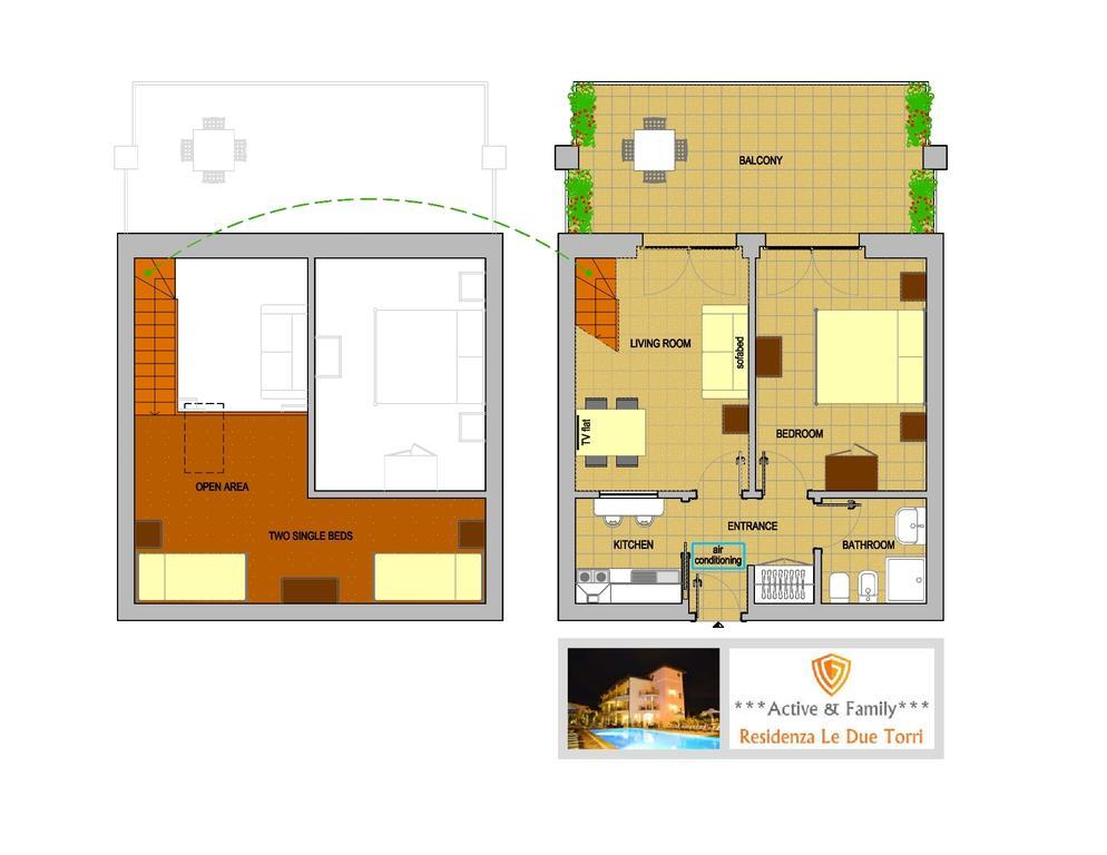 Residenza Le Due Torri Aparthotel Riva del Garda Exterior photo