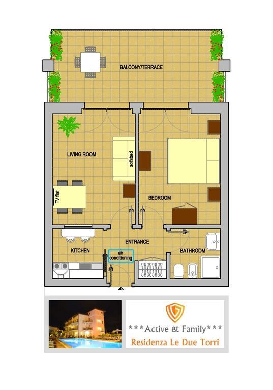 Residenza Le Due Torri Aparthotel Riva del Garda Exterior photo